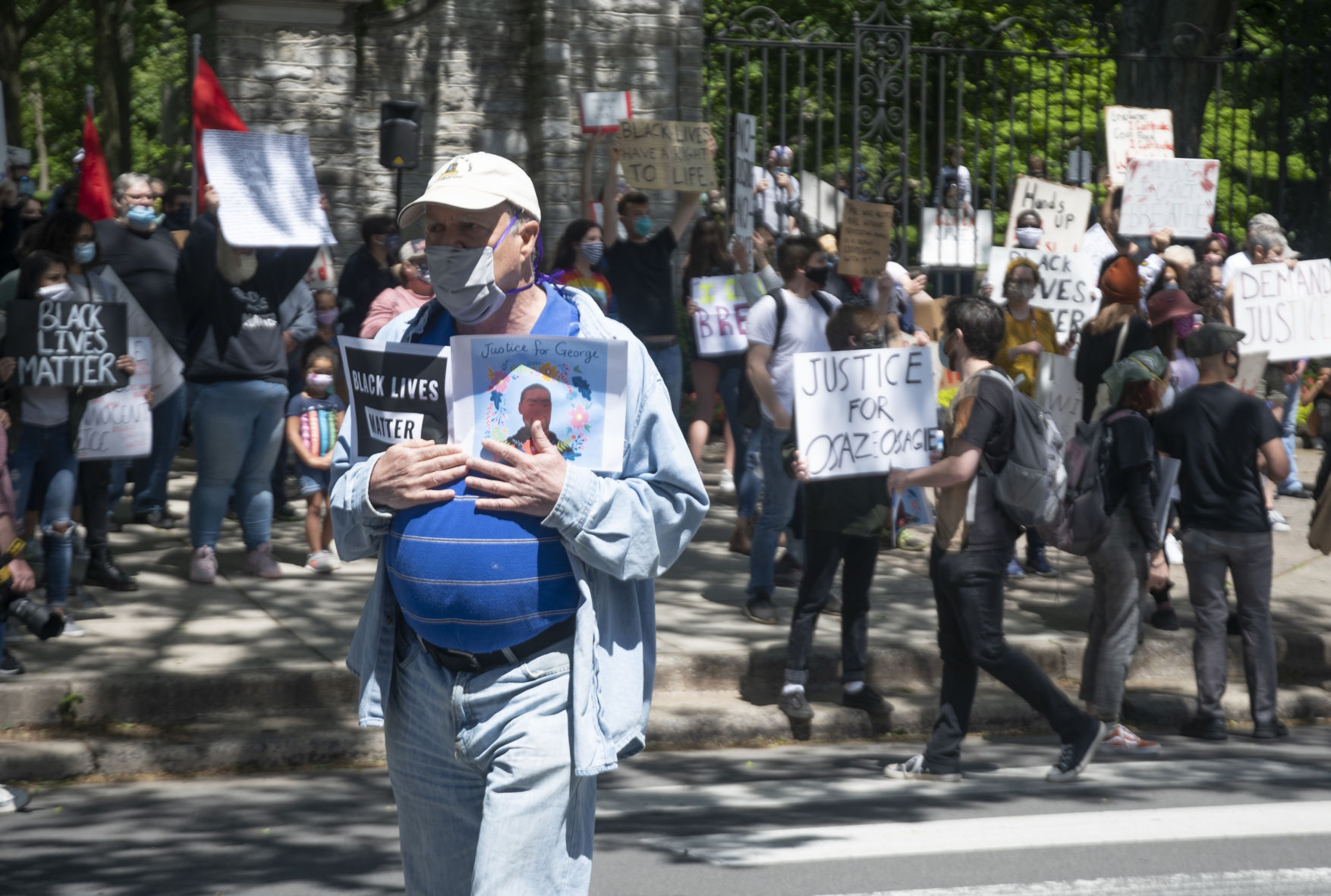 BLM protest, Justice for George